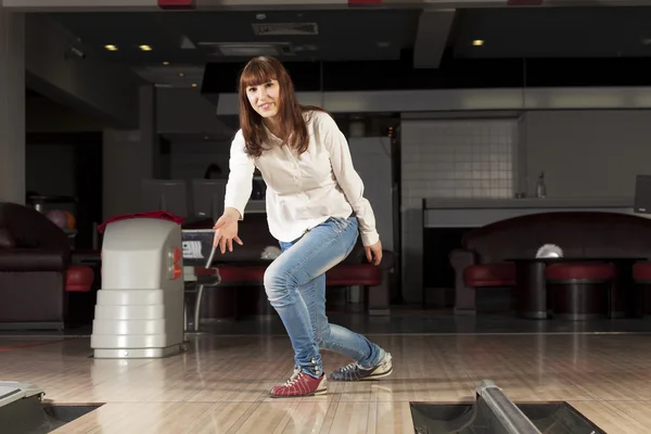 På bowling club — Stockfoto