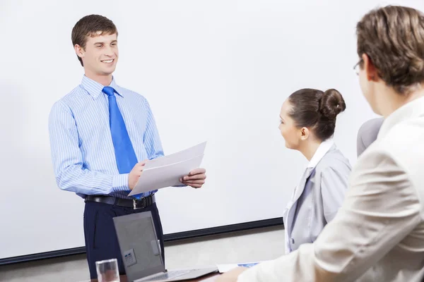 Zakelijke teamvergadering — Stockfoto