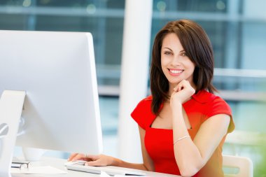 Modern başarılı iş kadını