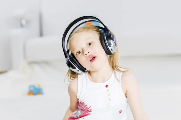 I like listen music — Stock Photo, Image