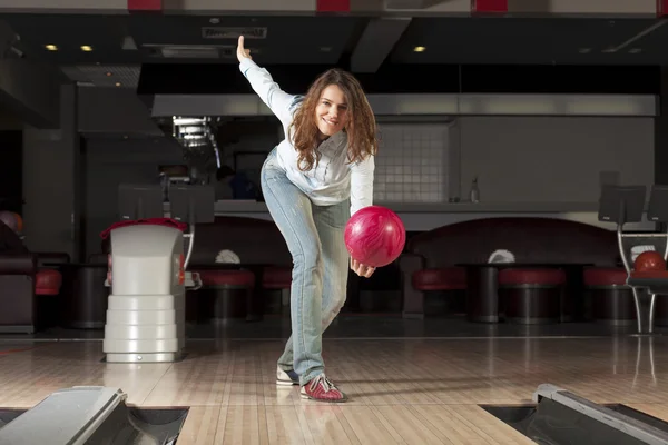 No clube de bowling — Fotografia de Stock