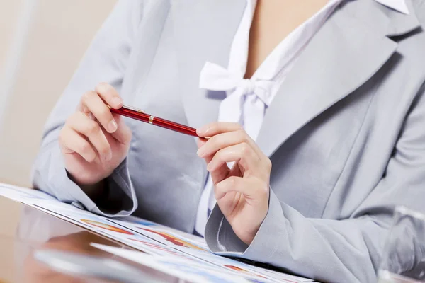 Beautiful office manager — Stock Photo, Image