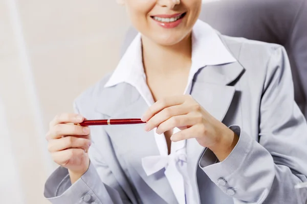 Beautiful office manager — Stock Photo, Image