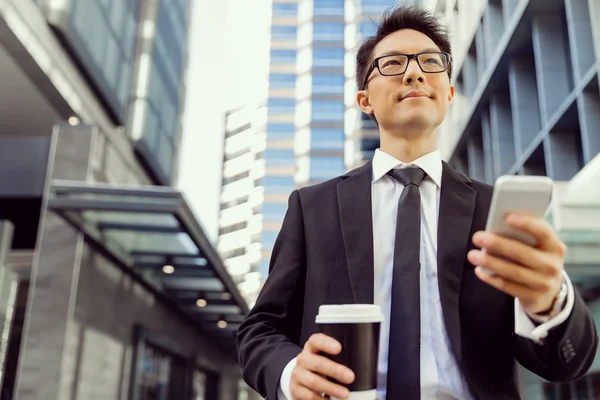 私は常に ny の会社との接触 — ストック写真