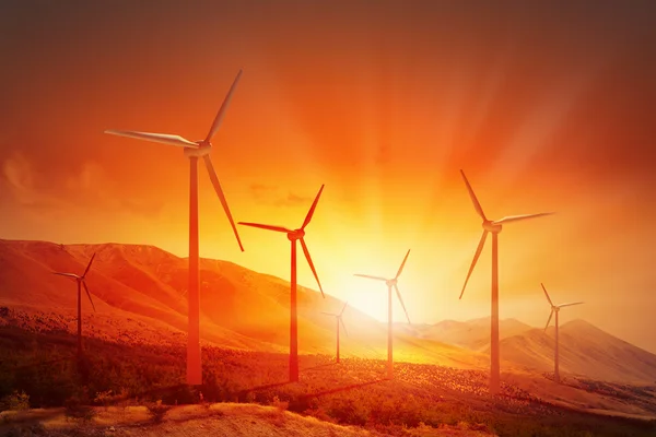 Alternative wind energy — Stock Photo, Image