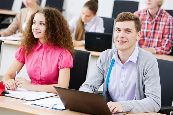 Studenten op Les — Stockfoto