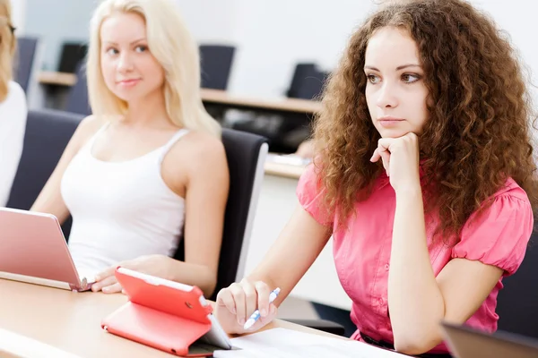 Students at lesson — Stock Photo, Image