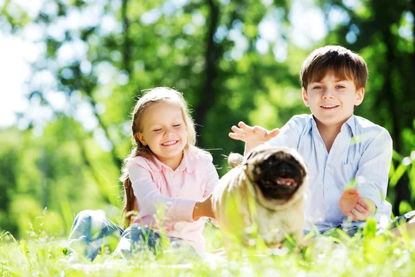 Zomer weekend in park — Stockfoto