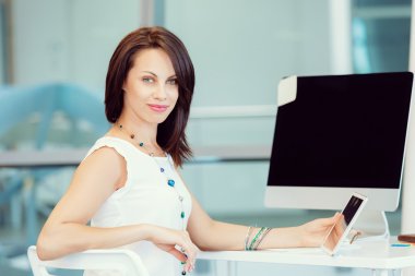 Modern başarılı iş kadını