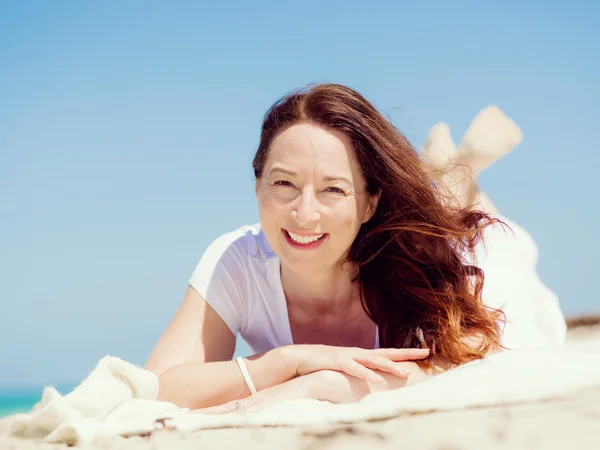 Beautiful day on the beach — Stock Photo, Image