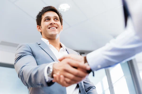 Handshake of businessmenoncepts - soft focus — Stock Photo, Image