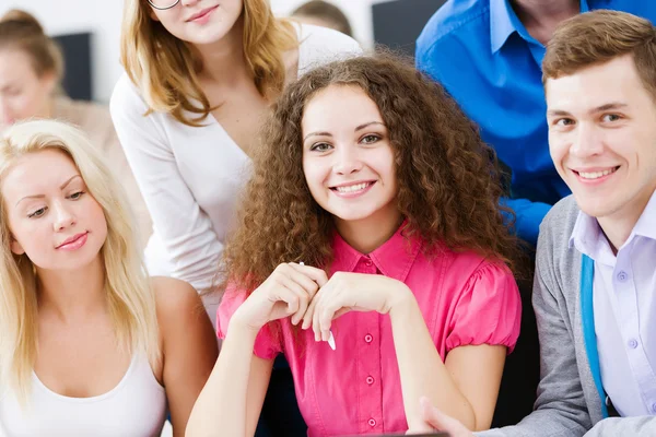 Studenten op Les — Stockfoto