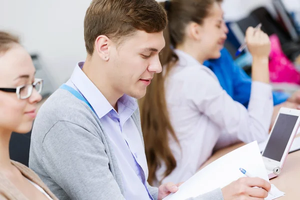 Studenti na lekci — Stock fotografie