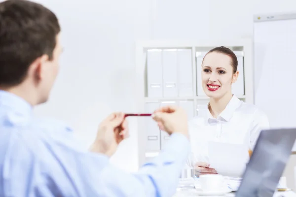 Zusammenarbeit in Partnerschaft — Stockfoto