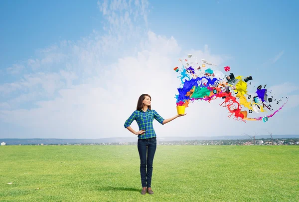 Añadir un poco de color —  Fotos de Stock