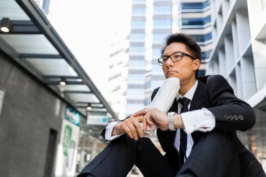 Onun iş için düşünme yeni strateji