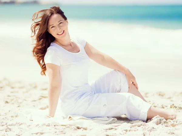 Beautiful day on the beach — Stock Photo, Image