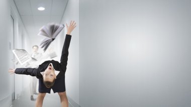 İki iş insanların birbirleri ile mücadele