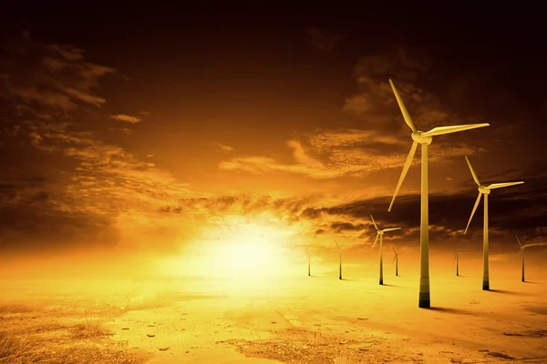 代替風力エネルギー — ストック写真