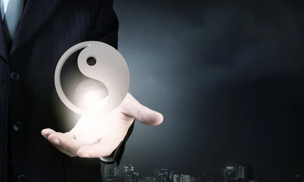 Yin yang filosofia — Fotografia de Stock