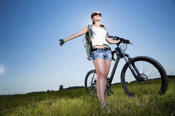 Sommer-Radwanderung — Stockfoto