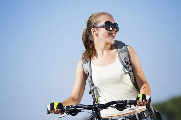 Summer bike walk — Stock Photo, Image