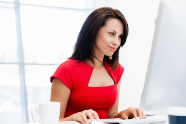 Modern başarılı iş kadını