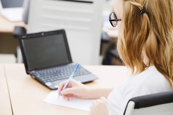 Students at lesson — Stock Photo, Image