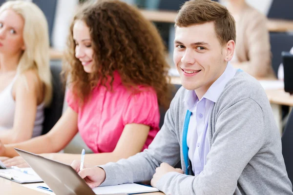 Studenter på lektion — Stockfoto