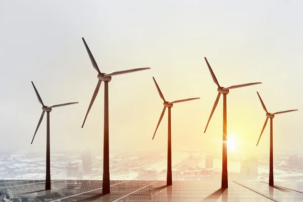 Alternatieve windenergie — Stockfoto