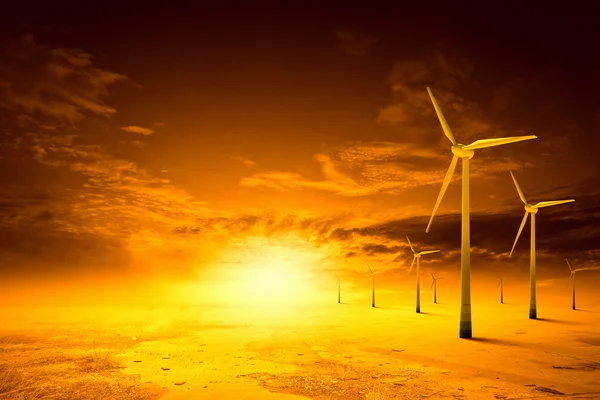 Alternative wind energy — Stock Photo, Image