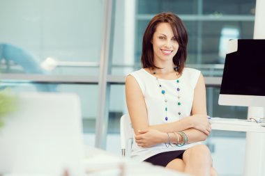 Modern başarılı iş kadını