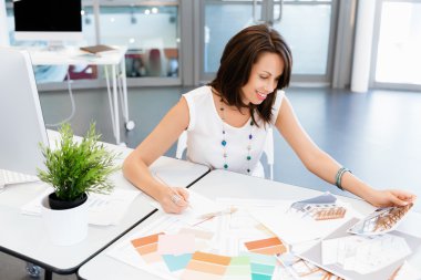 Modern başarılı iş kadını