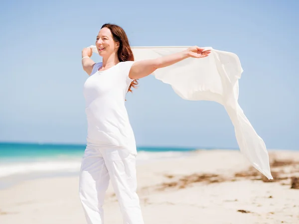 Beautiful day on the beach — Stock Photo, Image