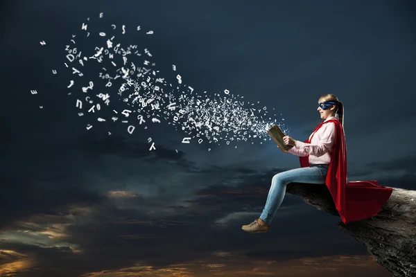 Feeling like super woman — Stock Photo, Image