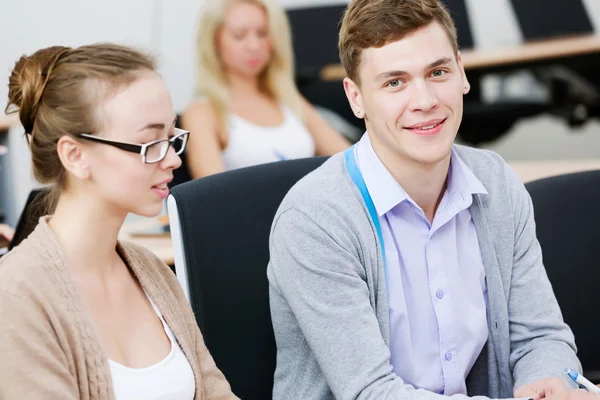 Studenten op Les — Stockfoto