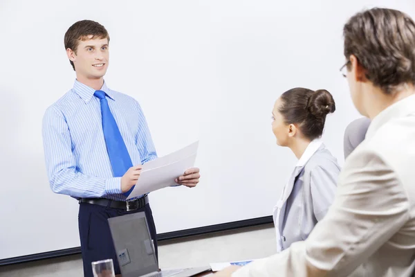 Zakelijke teamvergadering — Stockfoto