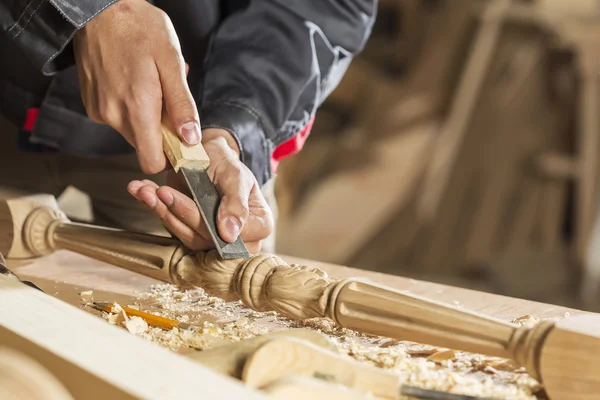 Carpenter at work — Stock Photo, Image