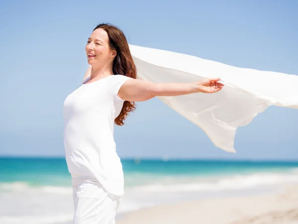 Beautiful day on the beach — Stock Photo, Image