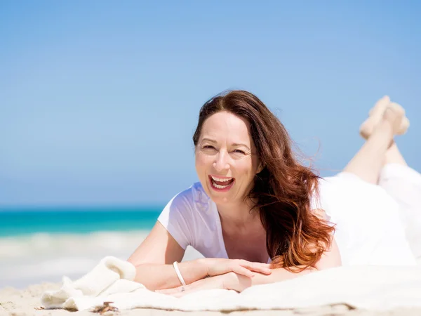 Mooie dag op het strand — Stockfoto