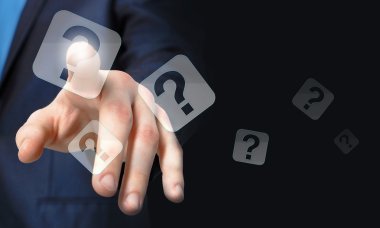 Simge dokunmadan parmak