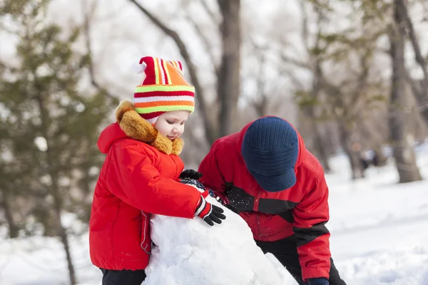 Invierno juegos activos — Foto de Stock