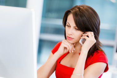 Modern başarılı iş kadını