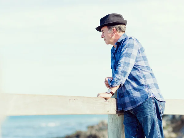 Nice morning to meet ocean — Stock Photo, Image