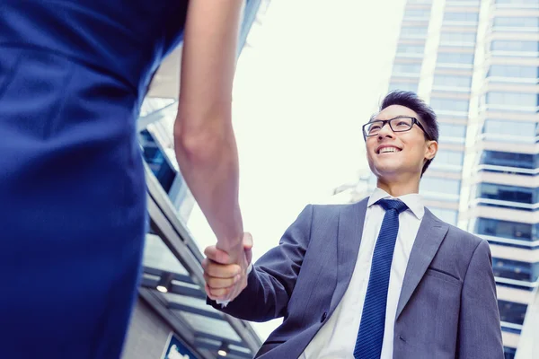 Nice talk out of the office — Stock Photo, Image