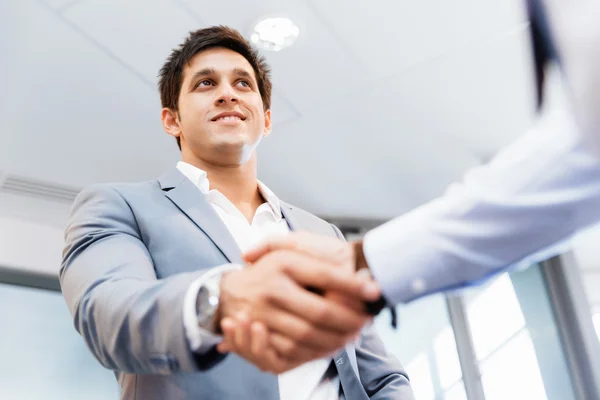 Handshake of businessmenoncepts - soft focus — Stock Photo, Image