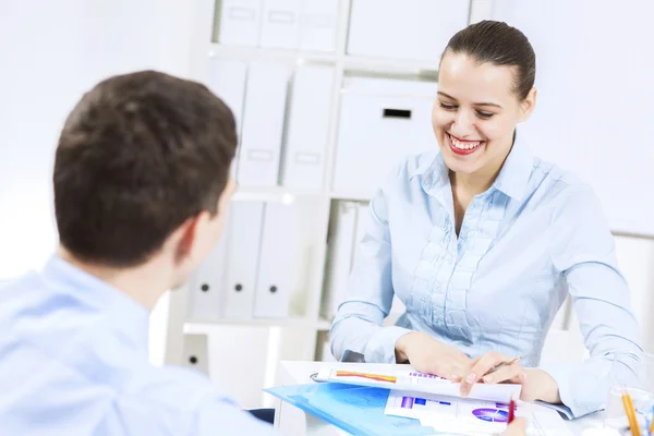 Lavorare in partenariato — Foto Stock