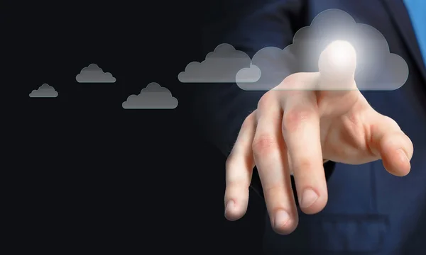 Il cloud computing — Foto Stock