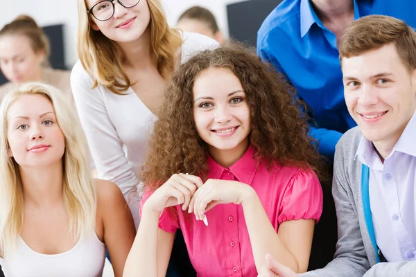 Students at lesson — Stock Photo, Image