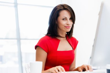 Modern başarılı iş kadını